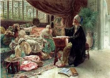 unknow artist Arab or Arabic people and life. Orientalism oil paintings 190 oil painting image
